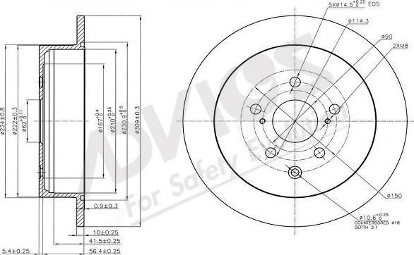 Advics A6R094B - Əyləc Diski furqanavto.az