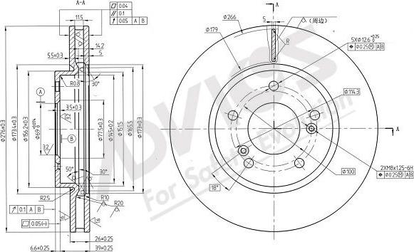 Advics D6F518B - Əyləc Diski furqanavto.az