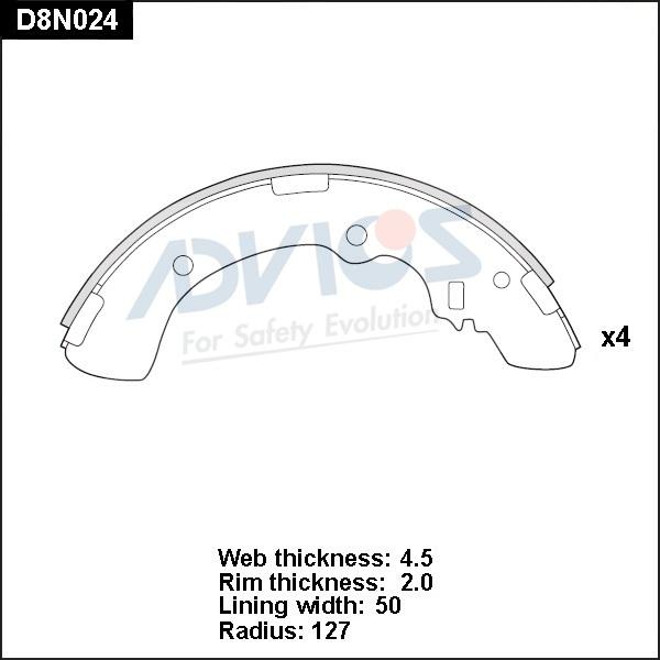 Advics D8N024 - Əyləc Başlığı Dəsti furqanavto.az