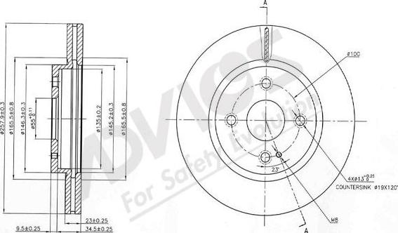 Advics E6F532B - Əyləc Diski furqanavto.az