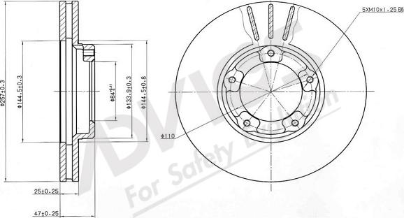 ADVICS-SEA A6F403 - Əyləc Diski furqanavto.az