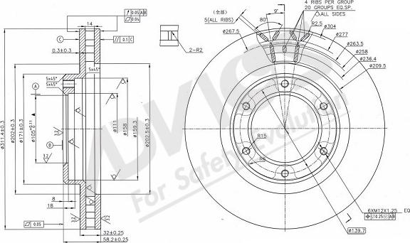 ADVICS-SEA A6F423 - Əyləc Diski furqanavto.az