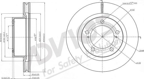 ADVICS-SEA A6F153 - Əyləc Diski furqanavto.az