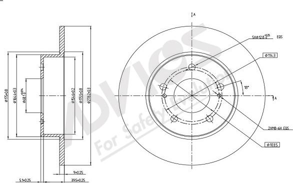 ADVICS-SEA B6R499 - Əyləc Diski furqanavto.az