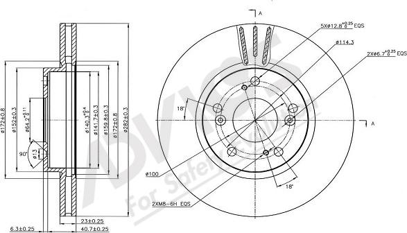 ADVICS-SEA C6F269 - Əyləc Diski furqanavto.az