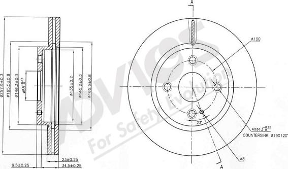 ADVICS-SEA E6F532 - Əyləc Diski furqanavto.az