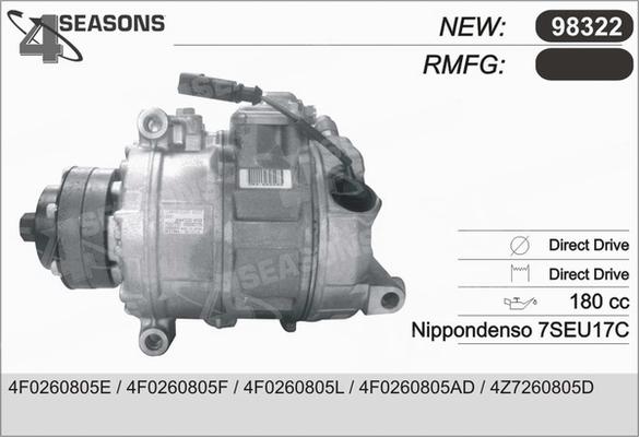 AHE 98322 - Kompressor, kondisioner furqanavto.az
