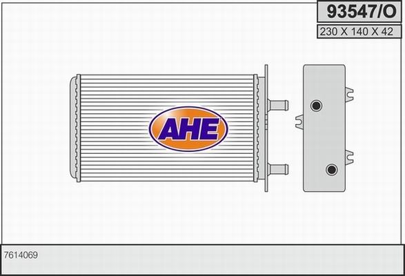 AHE 93547/O - İstilik dəyişdiricisi, daxili isitmə furqanavto.az