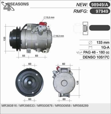 AHE 97949 - Kompressor, kondisioner furqanavto.az