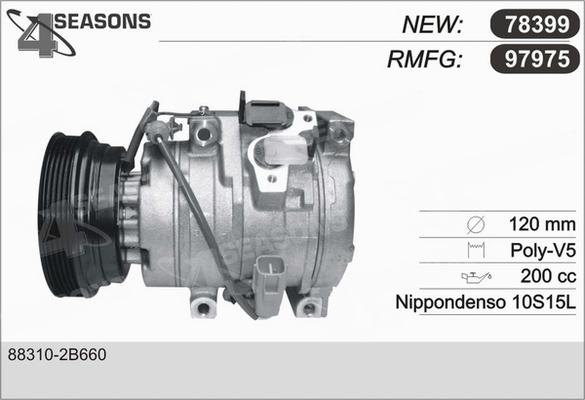 AHE 97975 - Kompressor, kondisioner furqanavto.az