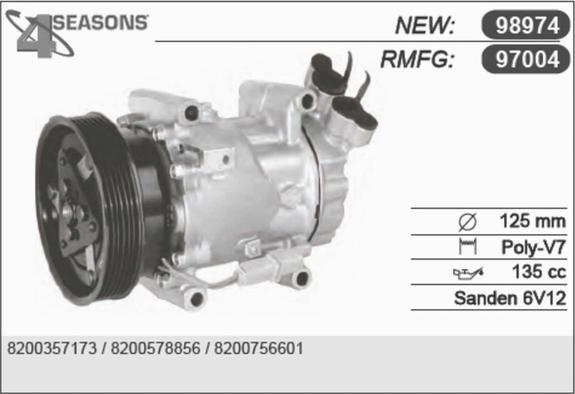 AHE 97004 - Kompressor, kondisioner furqanavto.az