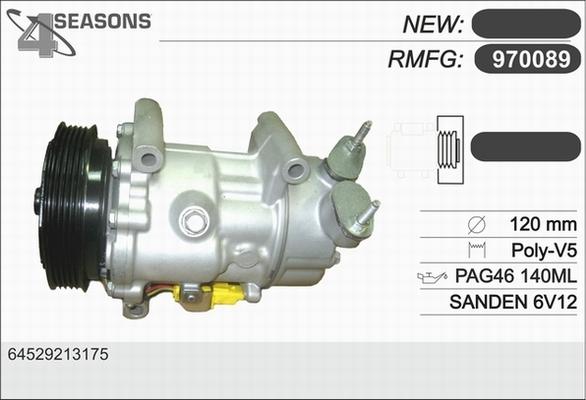 AHE 970089 - Kompressor, kondisioner furqanavto.az