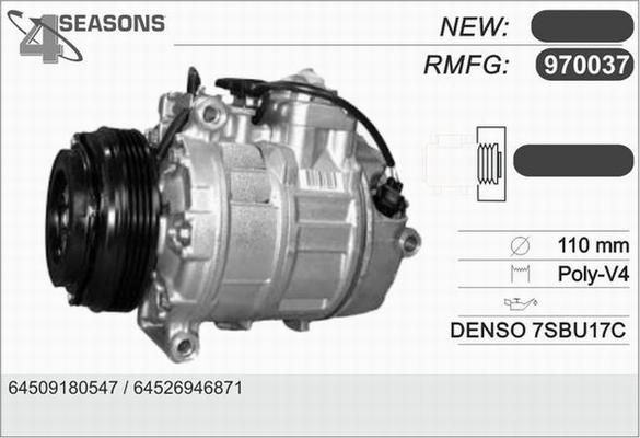 AHE 970037 - Kompressor, kondisioner furqanavto.az