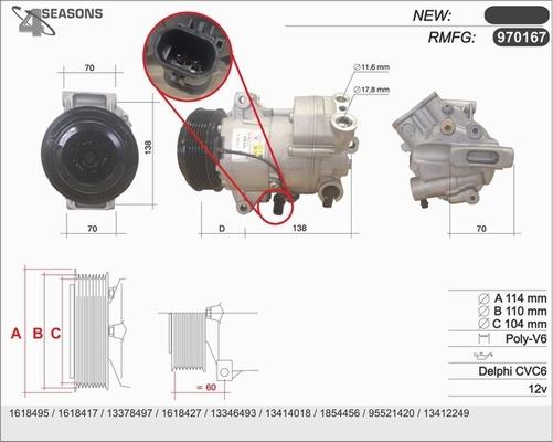 AHE 970167 - Kompressor, kondisioner furqanavto.az