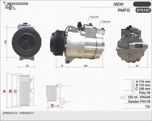 AHE 970107 - Kompressor, kondisioner furqanavto.az