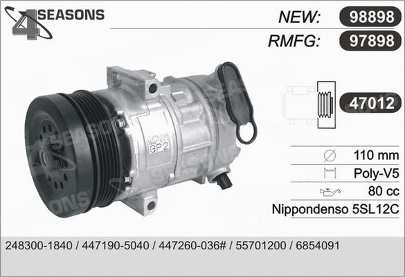 AHE 97898 - Kompressor, kondisioner furqanavto.az