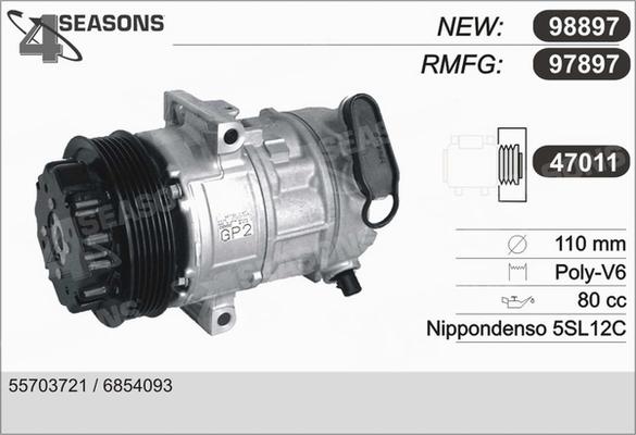 AHE 97897 - Kompressor, kondisioner furqanavto.az