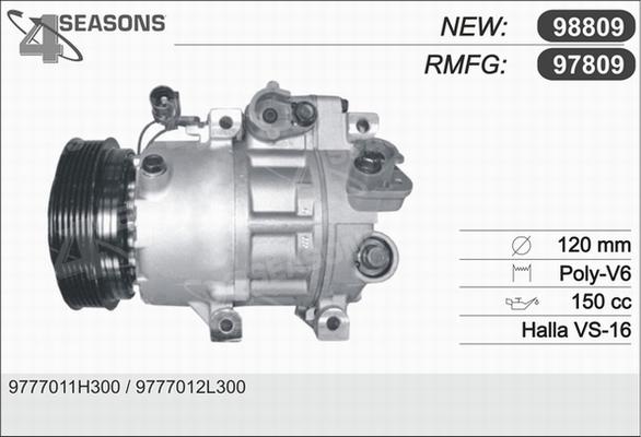 AHE 97809 - Kompressor, kondisioner furqanavto.az