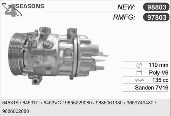 AHE 97803 - Kompressor, kondisioner furqanavto.az