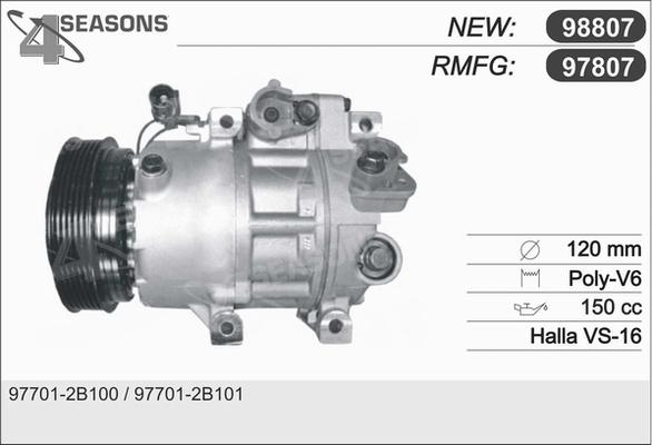 AHE 97807 - Kompressor, kondisioner furqanavto.az