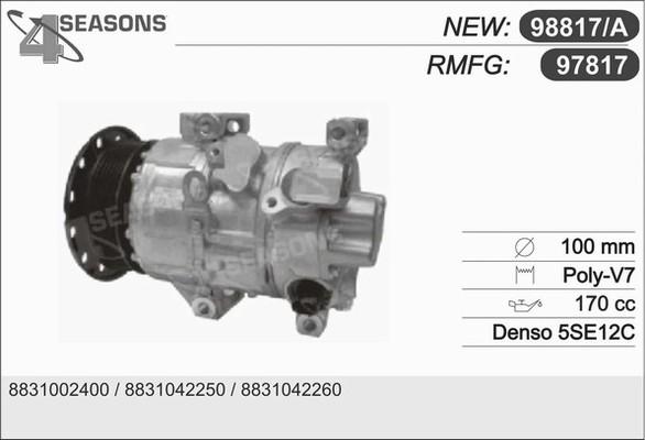 AHE 97817 - Kompressor, kondisioner furqanavto.az