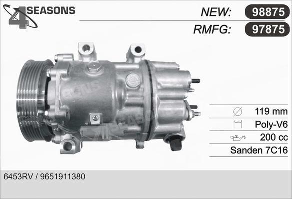 AHE 97875 - Kompressor, kondisioner furqanavto.az