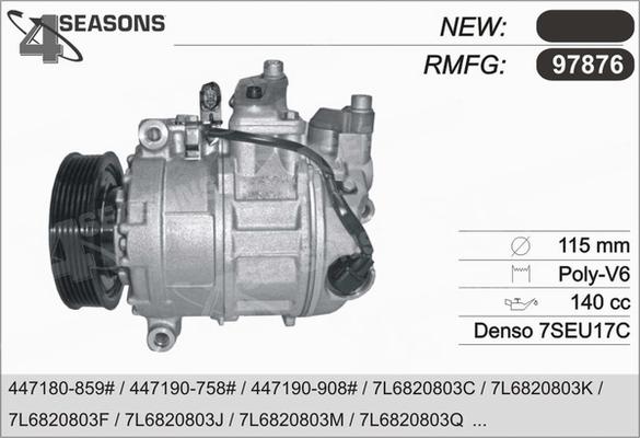 AHE 97876 - Kompressor, kondisioner furqanavto.az