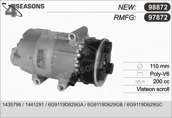 AHE 97872 - Kompressor, kondisioner furqanavto.az