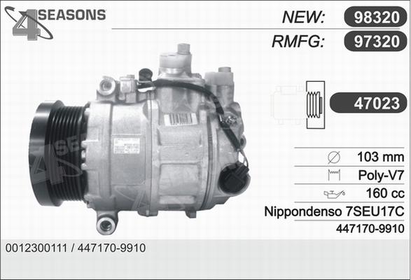 AHE 97320 - Kompressor, kondisioner furqanavto.az