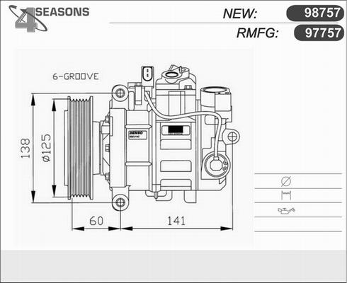 AHE 97757 - Kompressor, kondisioner furqanavto.az
