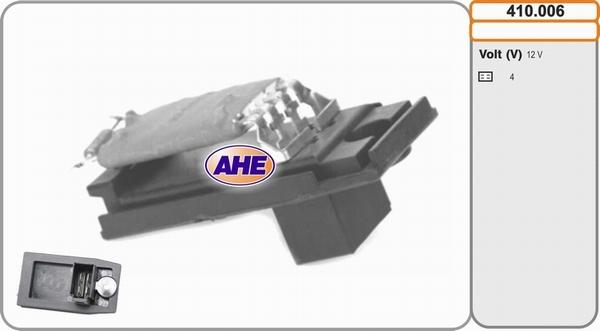 AHE 410.006 - Ön rezistor, elektromotor radiator fanatı furqanavto.az