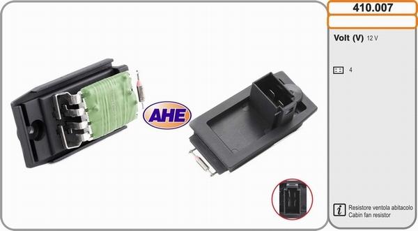 AHE 410.007 - Ön rezistor, elektromotor radiator fanatı www.furqanavto.az