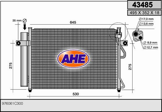 AHE 43485 - Kondenser, kondisioner furqanavto.az