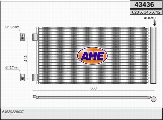 AHE 43436 - Kondenser, kondisioner furqanavto.az