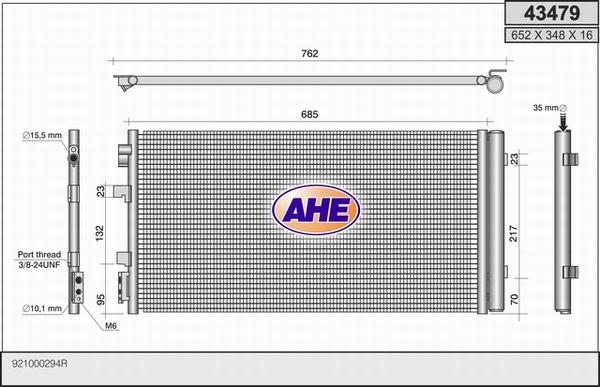 AHE 43479 - Kondenser, kondisioner furqanavto.az