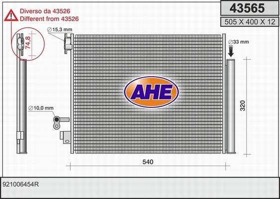 AHE 43565 - Kondenser, kondisioner furqanavto.az