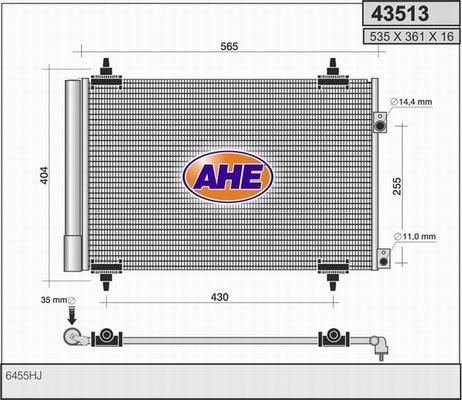 AHE 43513 - Kondenser, kondisioner furqanavto.az