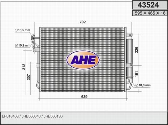 AHE 43524 - Kondenser, kondisioner furqanavto.az