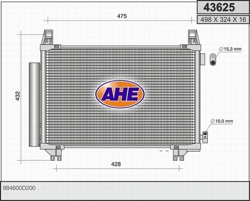 AHE 43625 - Kondenser, kondisioner furqanavto.az