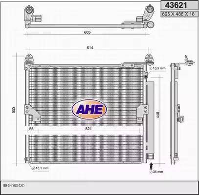 AHE 43621 - Kondenser, kondisioner furqanavto.az