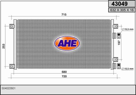 AHE 43049 - Kondenser, kondisioner furqanavto.az