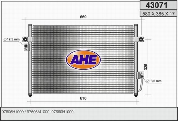 AHE 43071 - Kondenser, kondisioner furqanavto.az