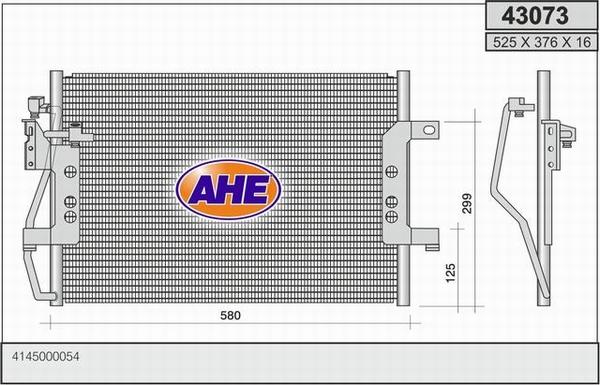 AHE 43073 - Kondenser, kondisioner furqanavto.az