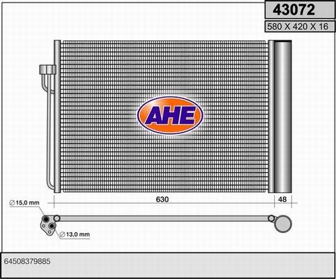 AHE 43072 - Kondenser, kondisioner furqanavto.az