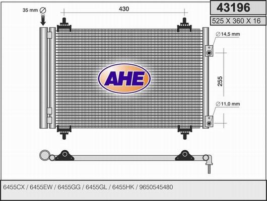 AHE 43196 - Kondenser, kondisioner furqanavto.az