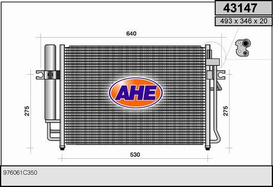 AHE 43147 - Kondenser, kondisioner furqanavto.az