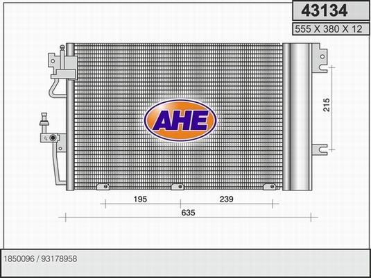 AHE 43134 - Kondenser, kondisioner furqanavto.az