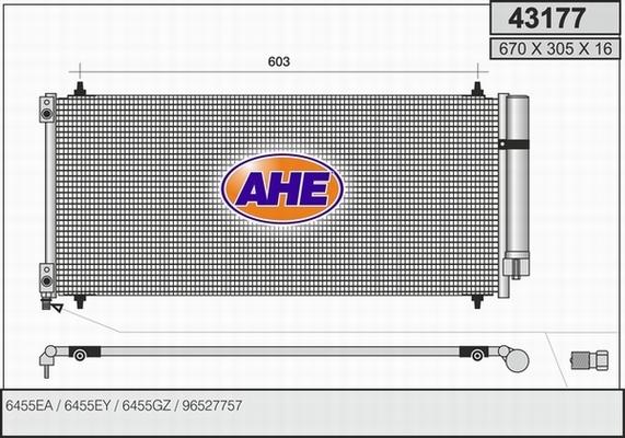 AHE 43177 - Kondenser, kondisioner furqanavto.az