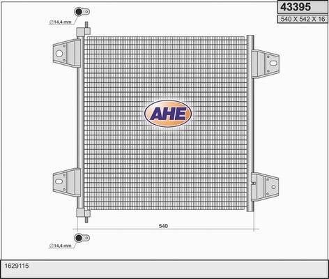 AHE 43395 - Kondenser, kondisioner furqanavto.az