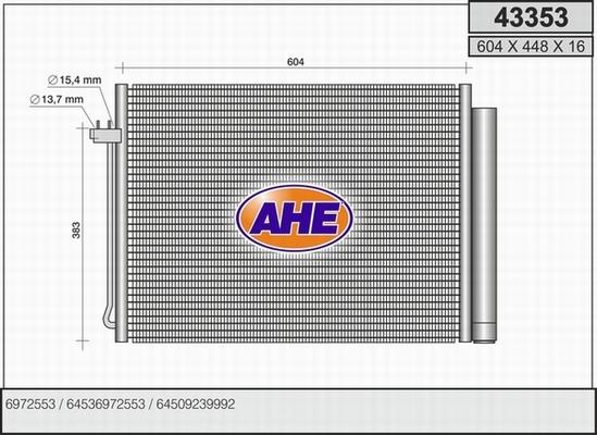 AHE 43353 - Kondenser, kondisioner furqanavto.az